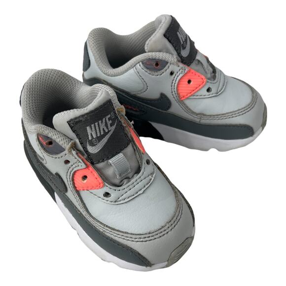 NIKE Air Max 90 Low Infant/Toddler Size 5C Sneakers NO LACES - Picture 1 of 10
